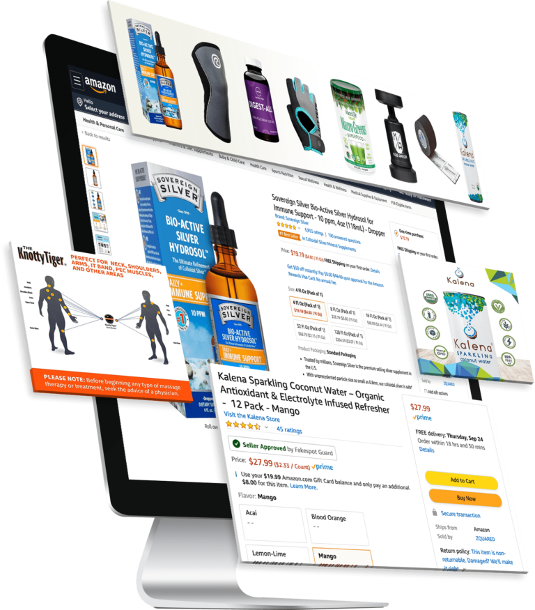 Display of Amazon Advertisements