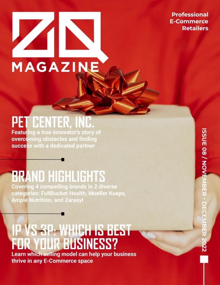 ZQUARED Magazine, Professional E-Commerce Retailers - November & December 2022