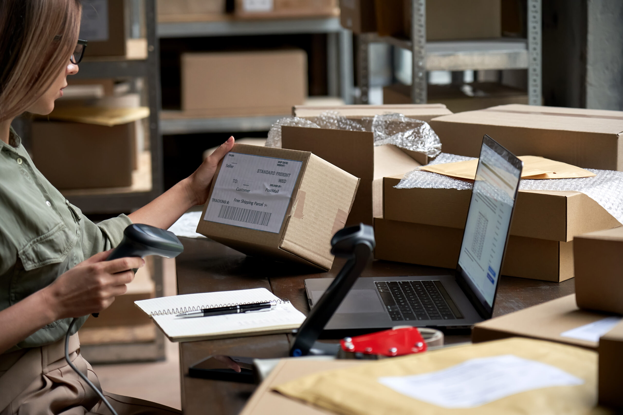 Amazon FBA prep services ending January 2026 notice with packaging supplies, labels
